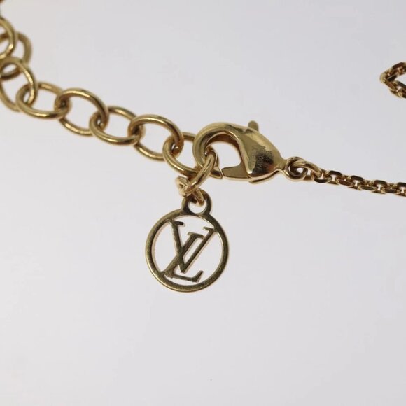 LOUIS VUITTON Bracelet Petit Louis Bracelet metal Gold M00374 LV Auth sw559 - Picture 7 of 7